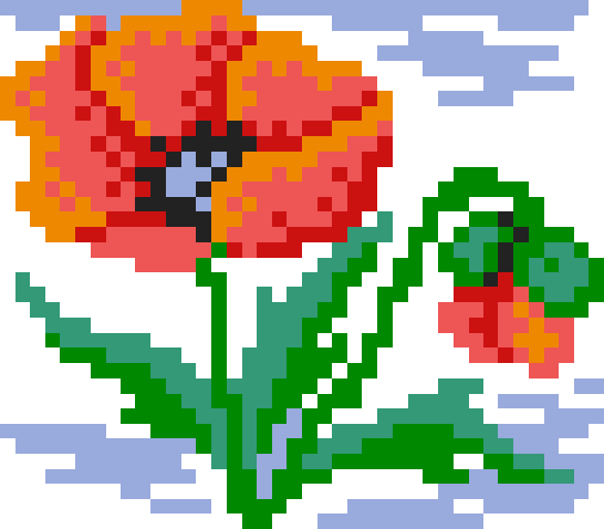 CrossMe Color 10 - 236 Solution
