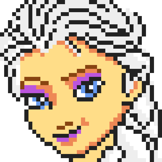 CrossMe Color 9 - 619 Solution