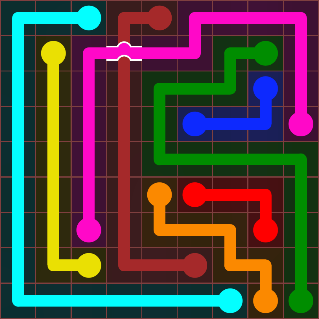 Flow Free 691 Solution