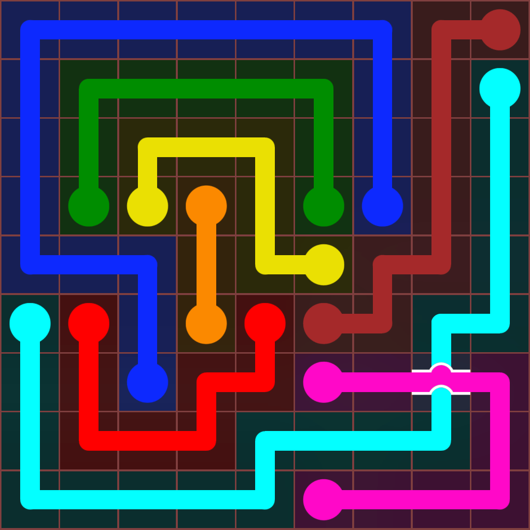 Flow Free 708 Solution