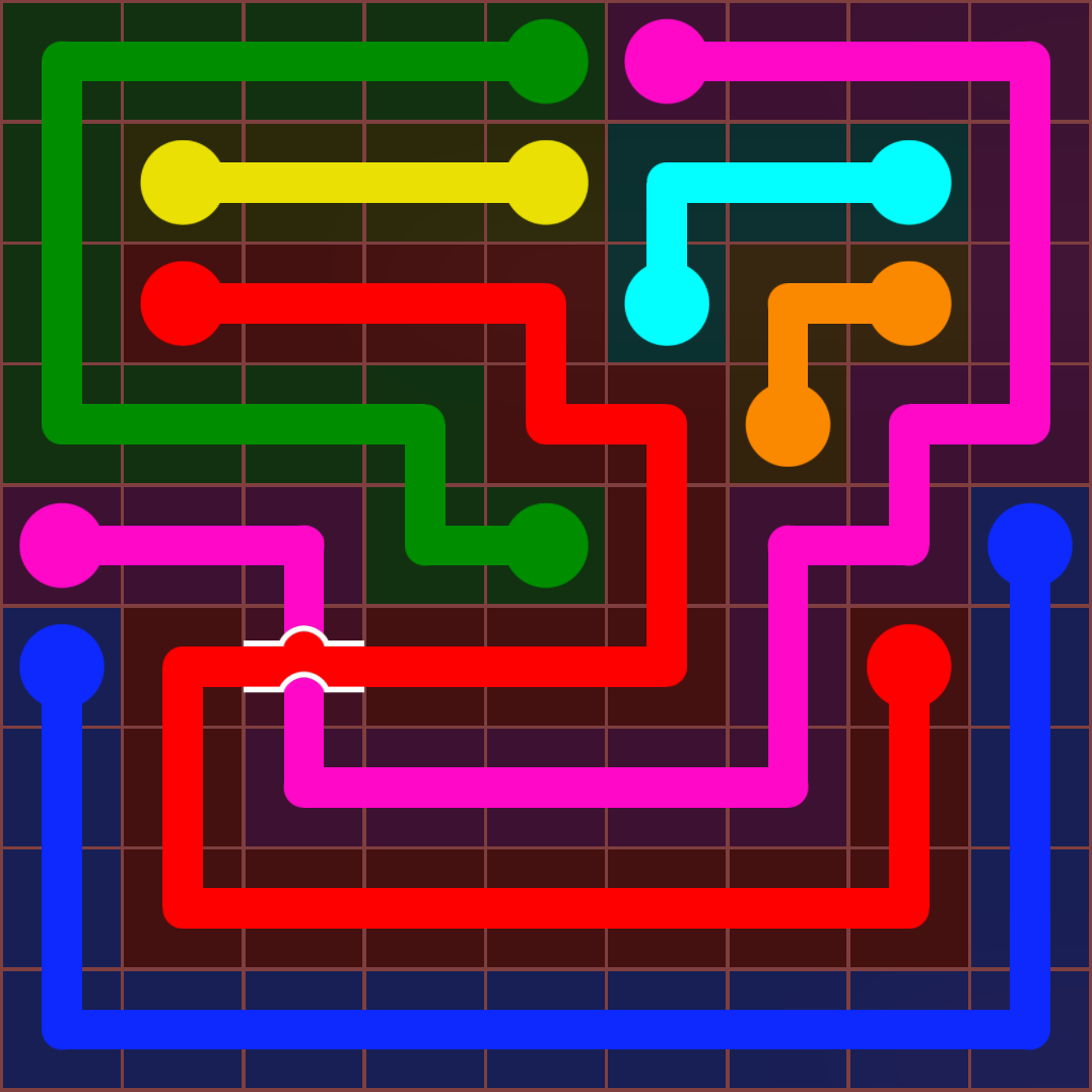 Flow Free 714 Solution