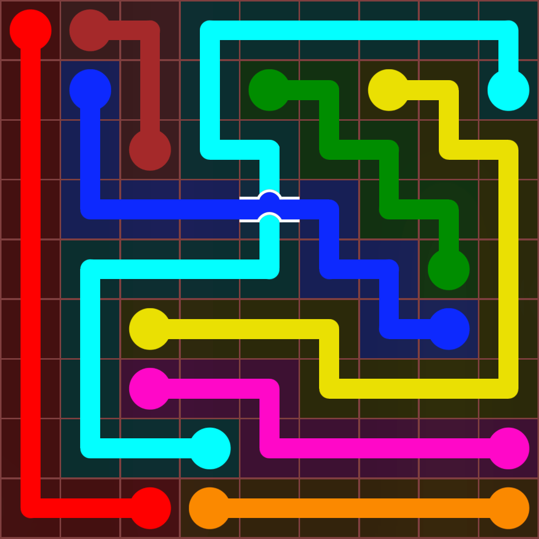 Flow Free 739 Solution