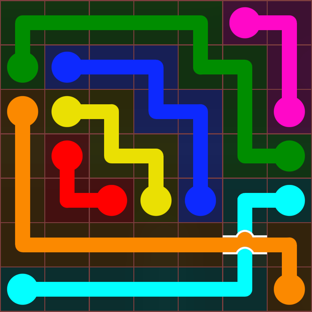 Flow Free 596 Solution