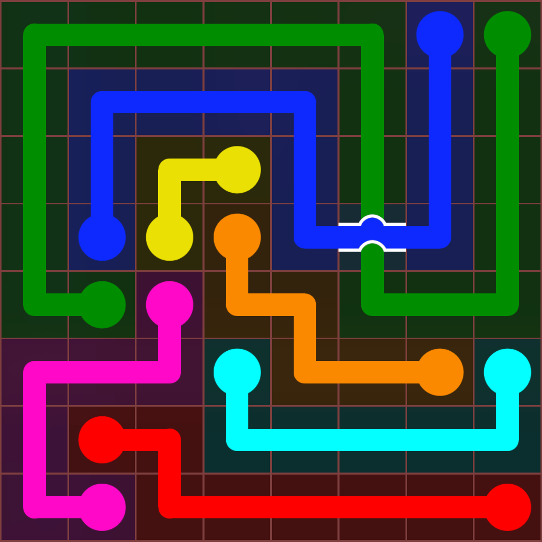 Flow Free 644 Solution