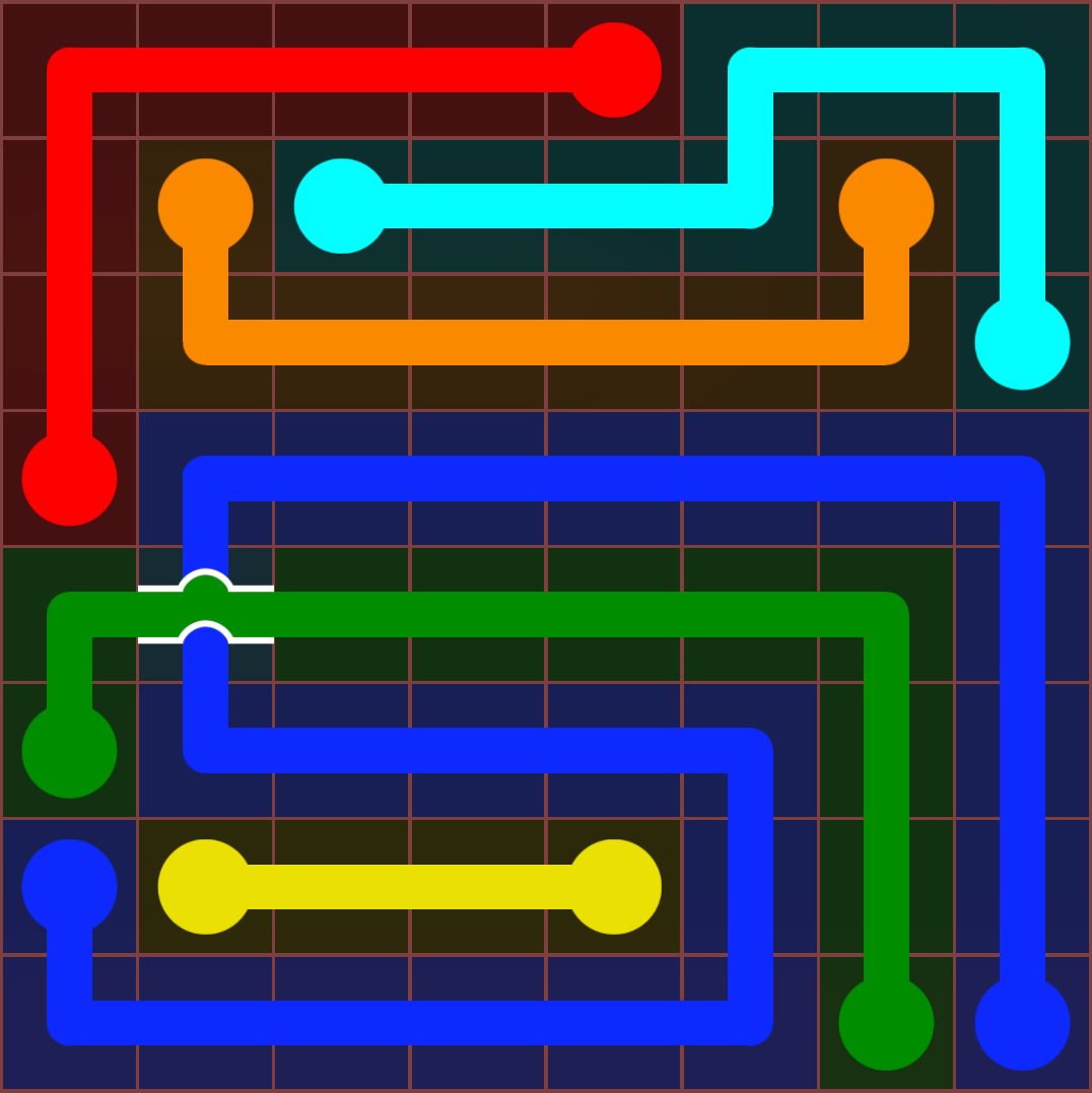 Flow Free 672 Solution