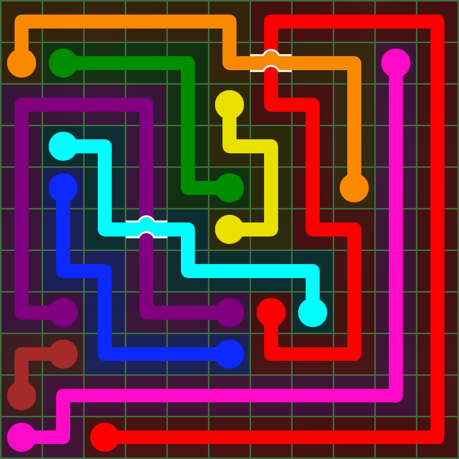 Flow Free 5023 Solution