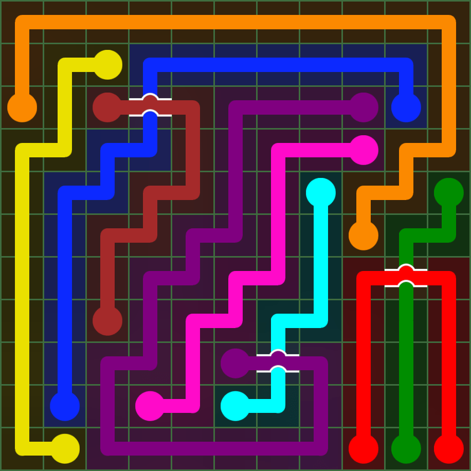 Flow Free 5028 Solution