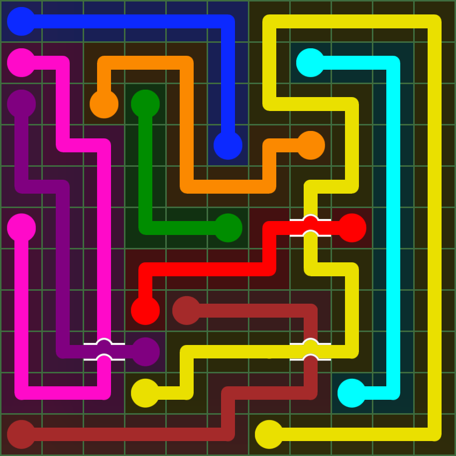Flow Free 5034 Solution