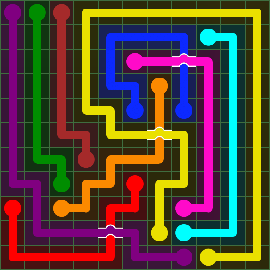 Flow Free 5038 Solution