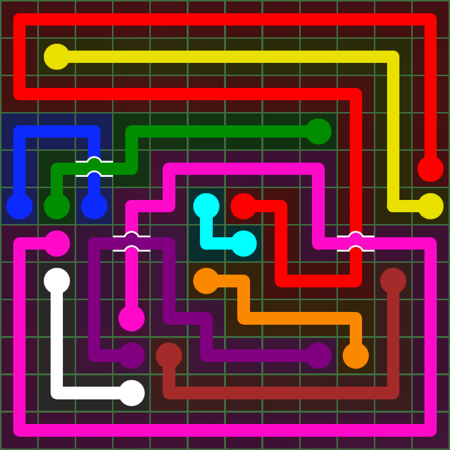 Flow Free 5058 Solution