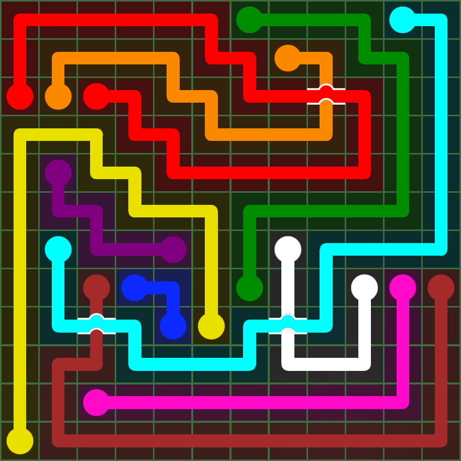 Flow Free 5067 Solution