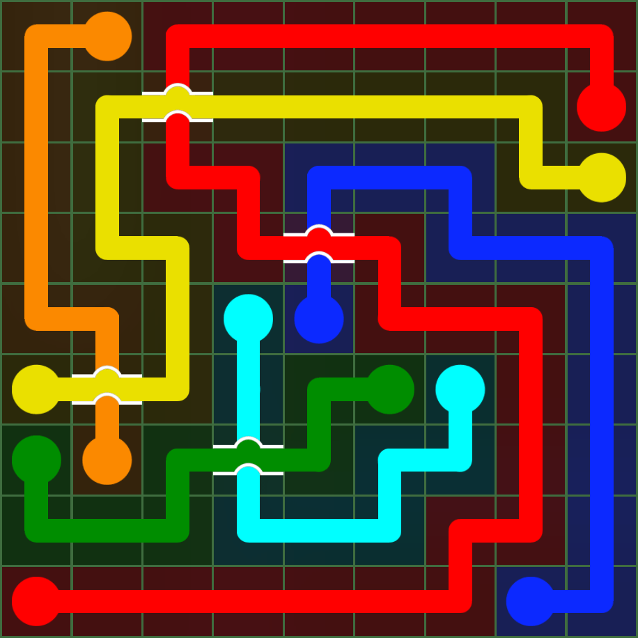 Flow Free 4953 Solution