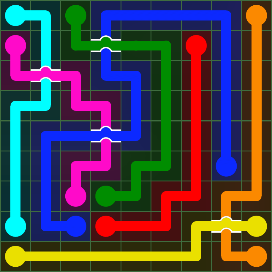 Flow Free 4954 Solution
