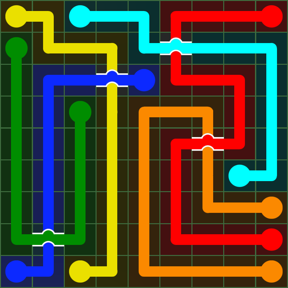 Flow Free 4957 Solution