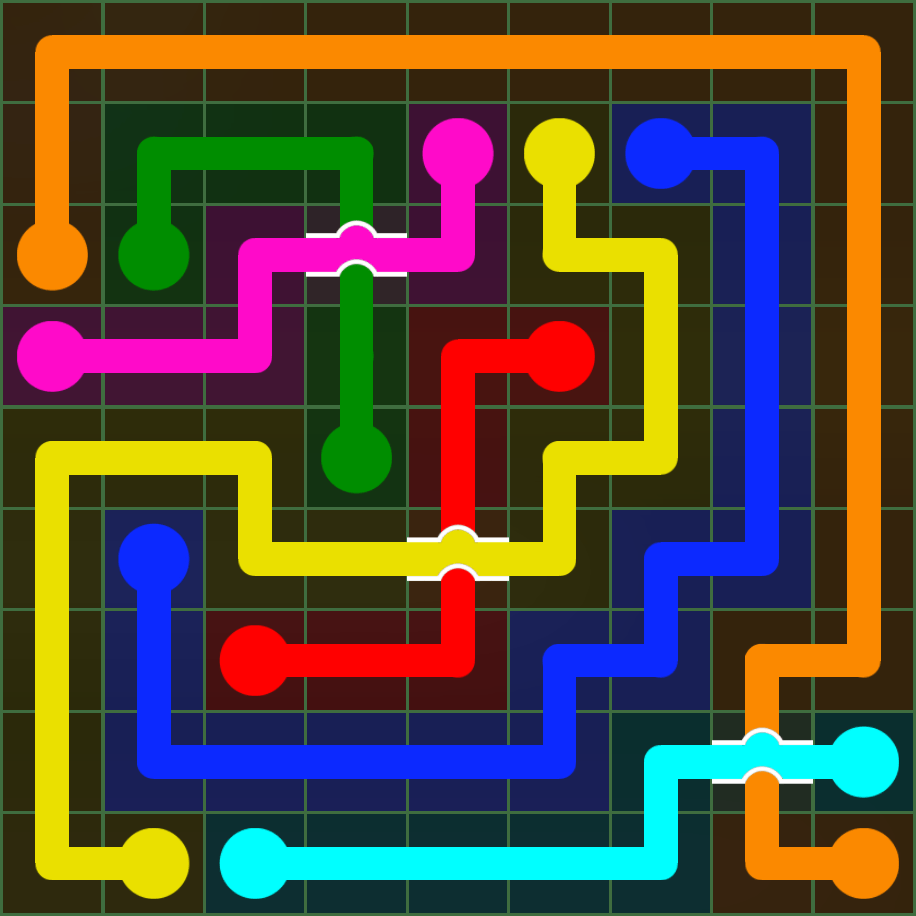 Flow Free 4974 Solution