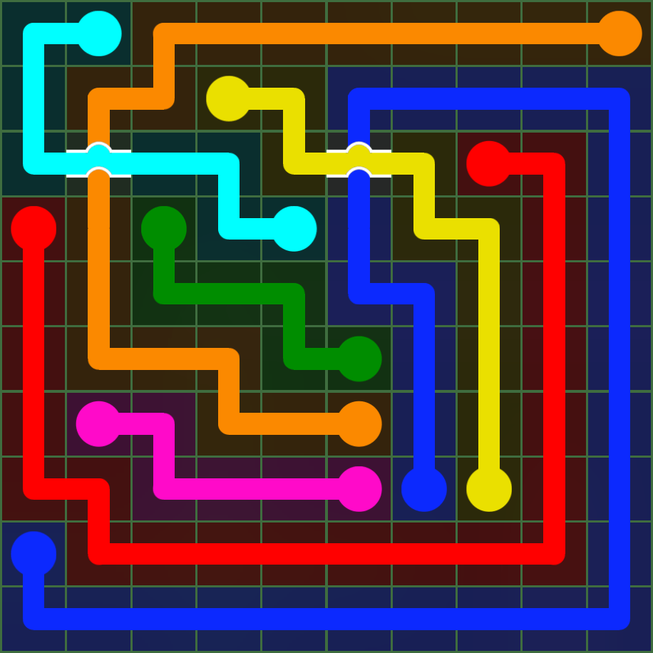 Flow Free 4987 Solution