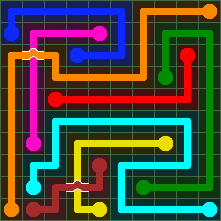 Flow Free 4989 Solution