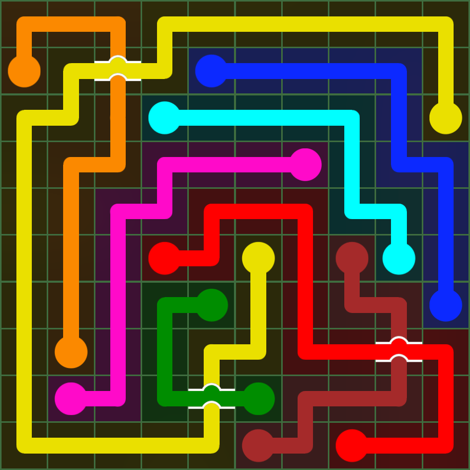 Flow Free 4991 Solution