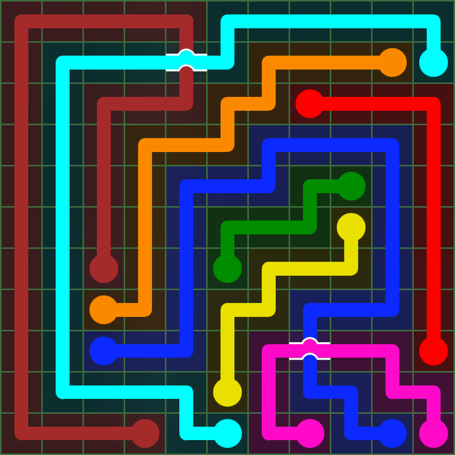 Flow Free 4874 Solution