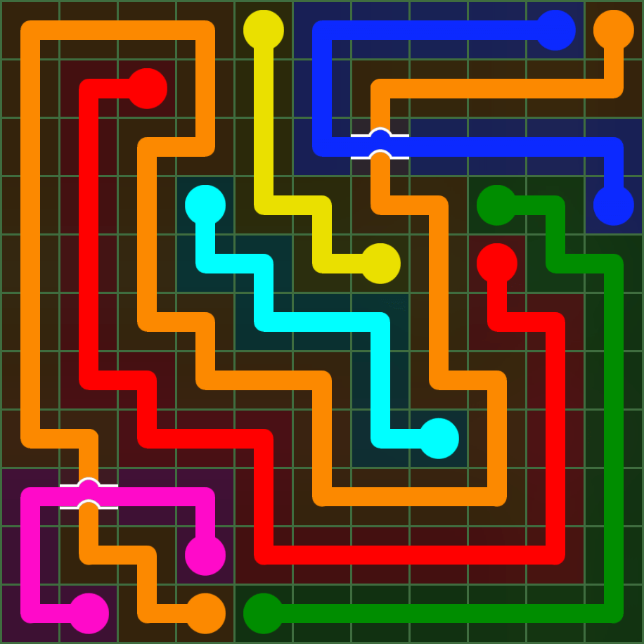 Flow Free 4878 Solution