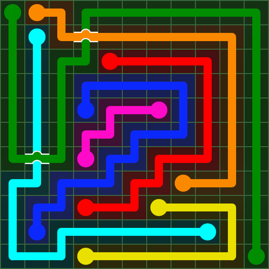 Flow Free 4883 Solution