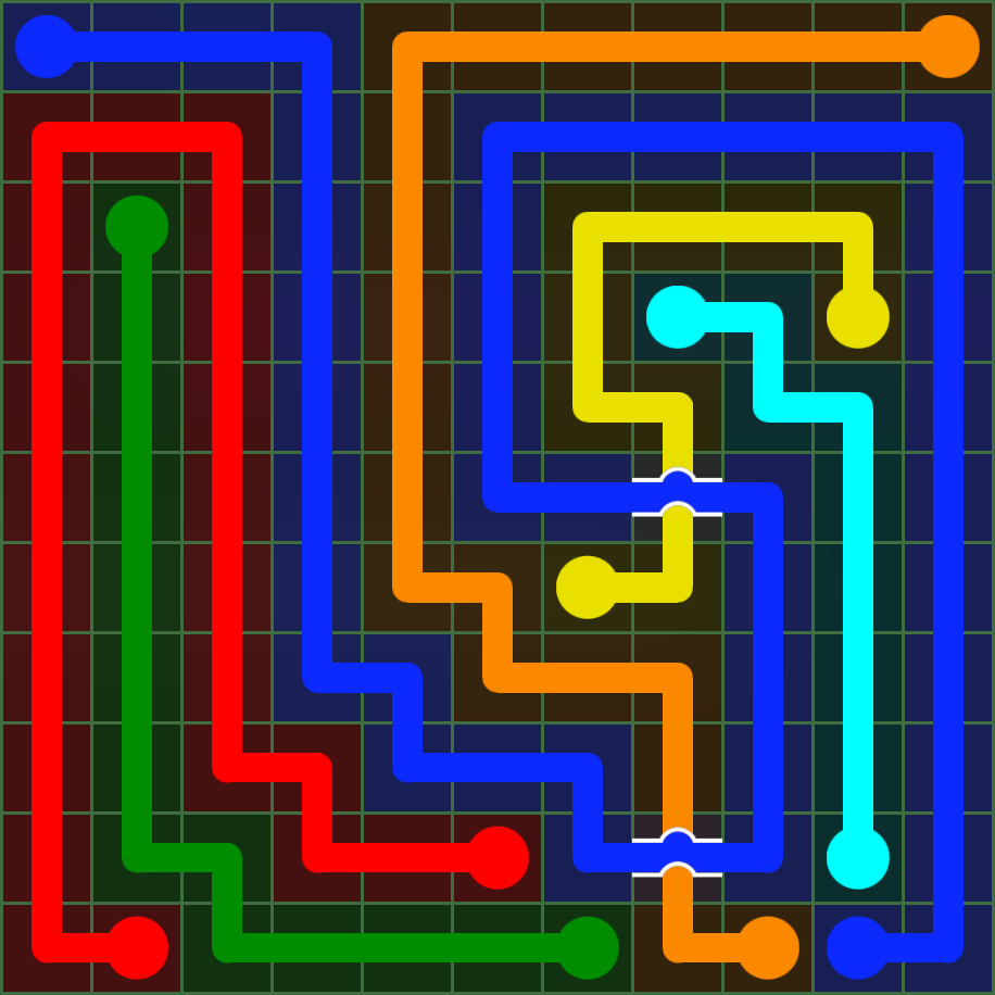 Flow Free 4884 Solution
