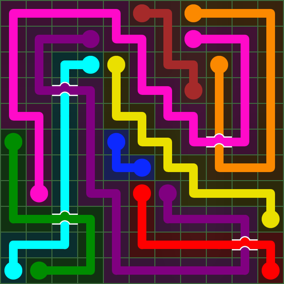 Flow Free 4887 Solution