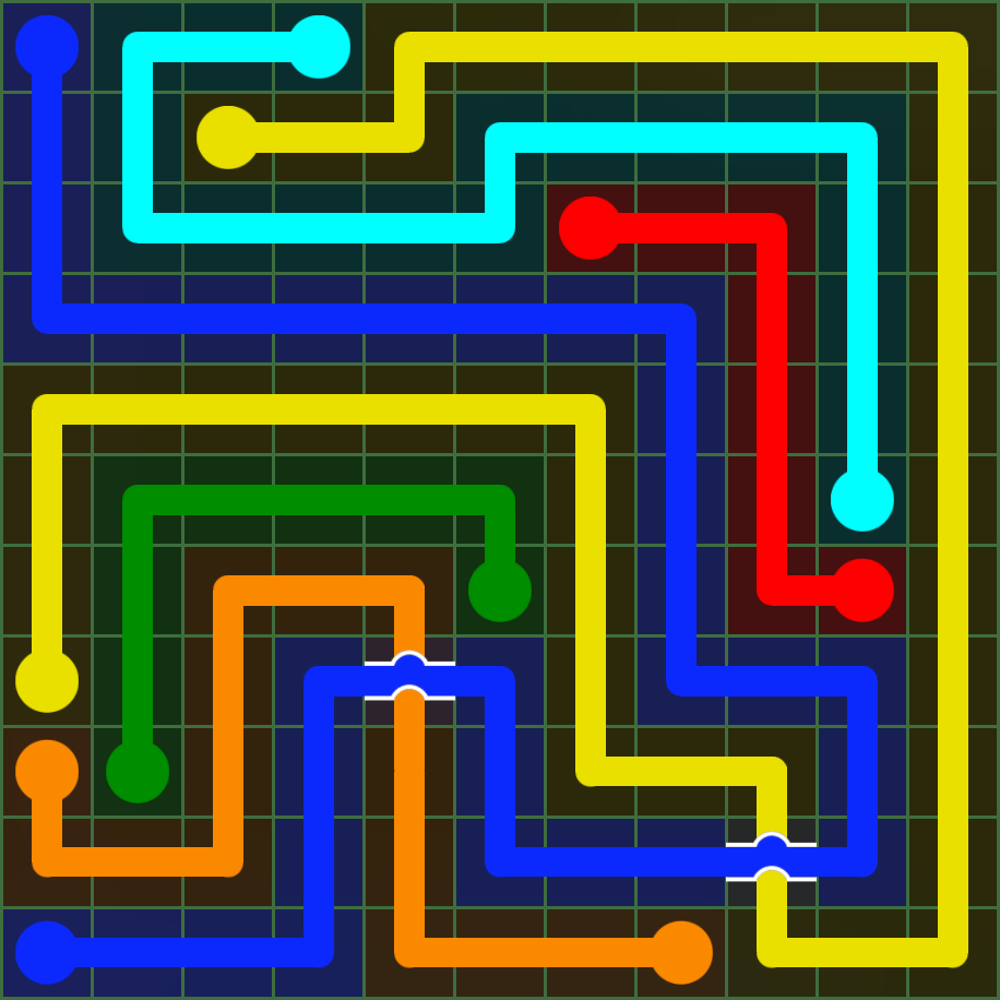 Flow Free 4888 Solution