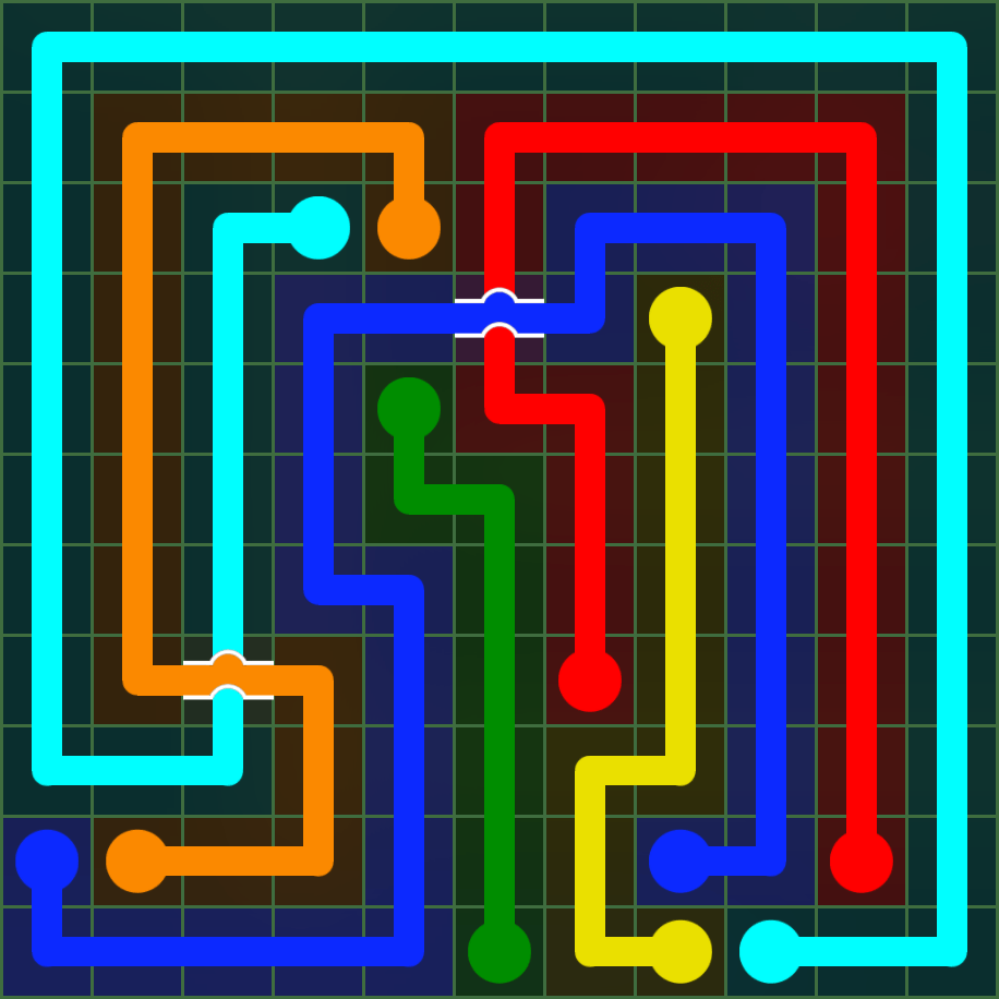 Flow Free 4889 Solution