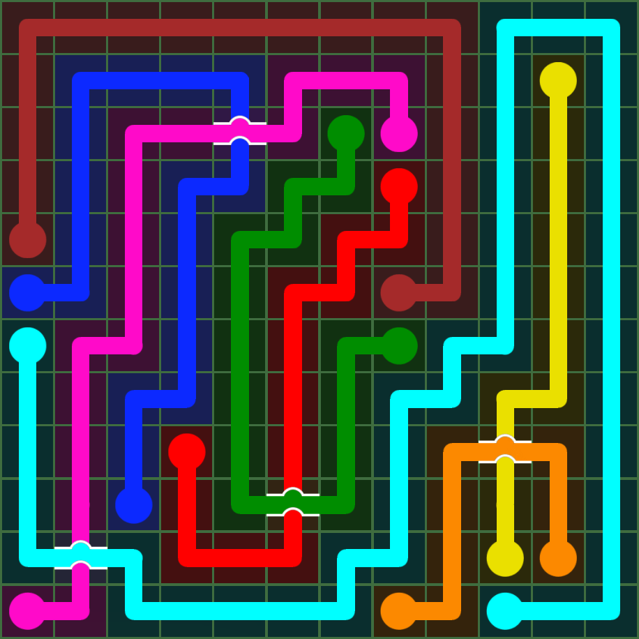 Flow Free 4894 Solution
