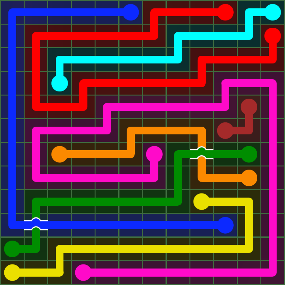 Flow Free 4909 Solution