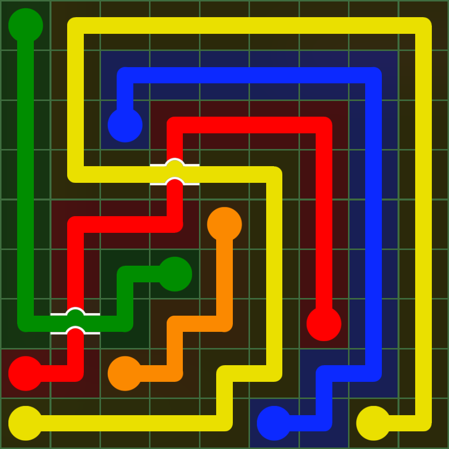 Flow Free 4825 Solution