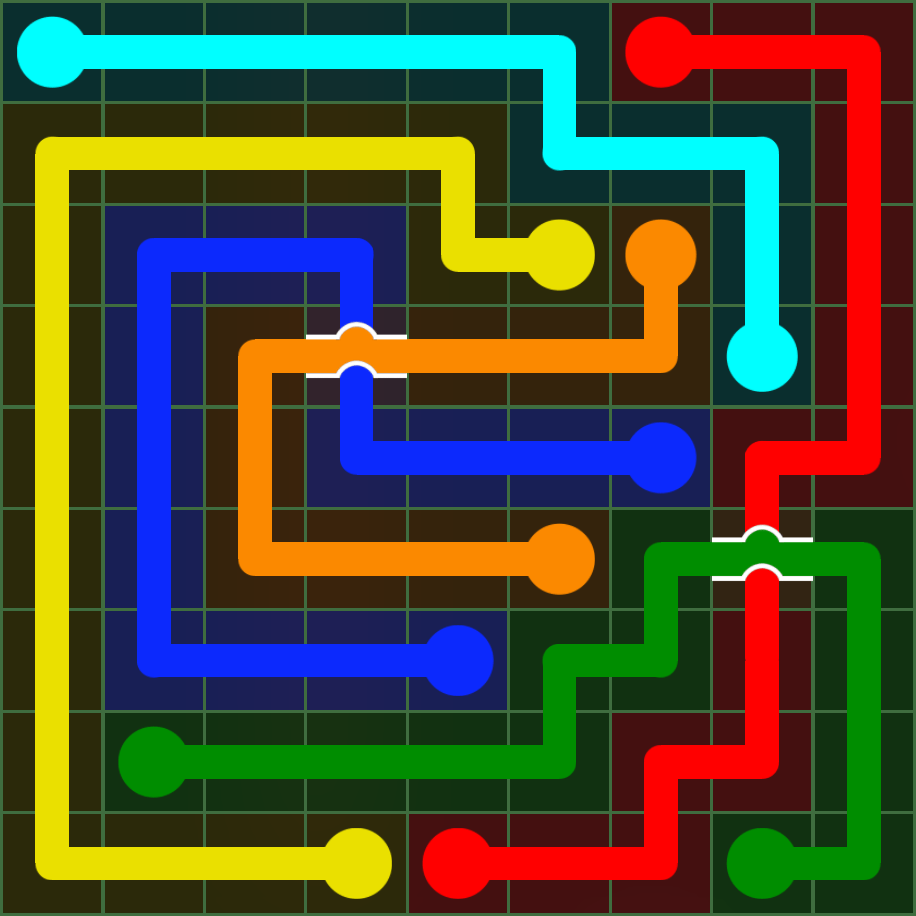 Flow Free 4828 Solution