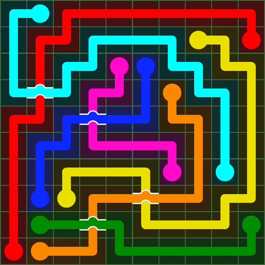 Flow Free 4834 Solution