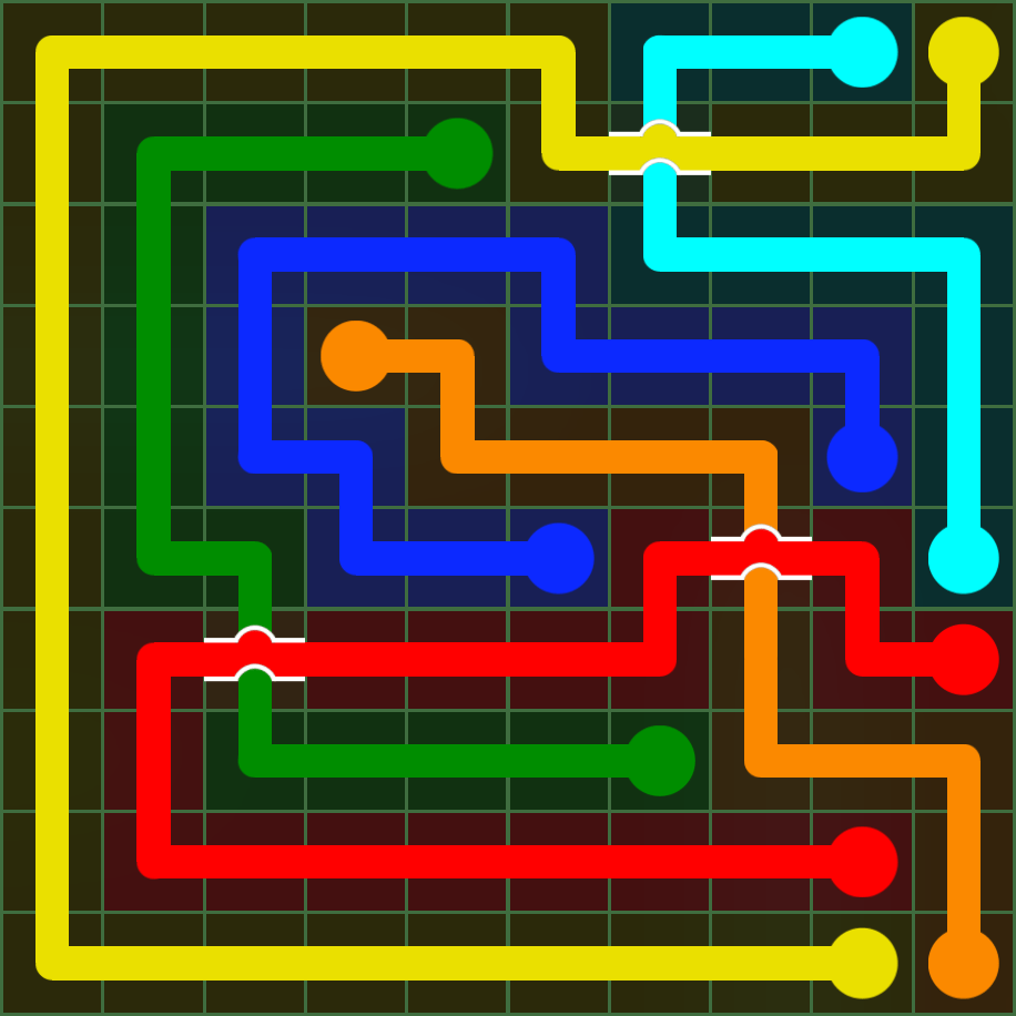 Flow Free 4836 Solution