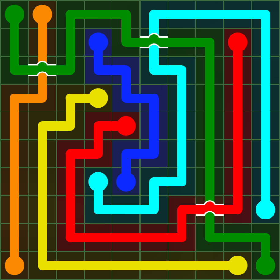 Flow Free 4838 Solution