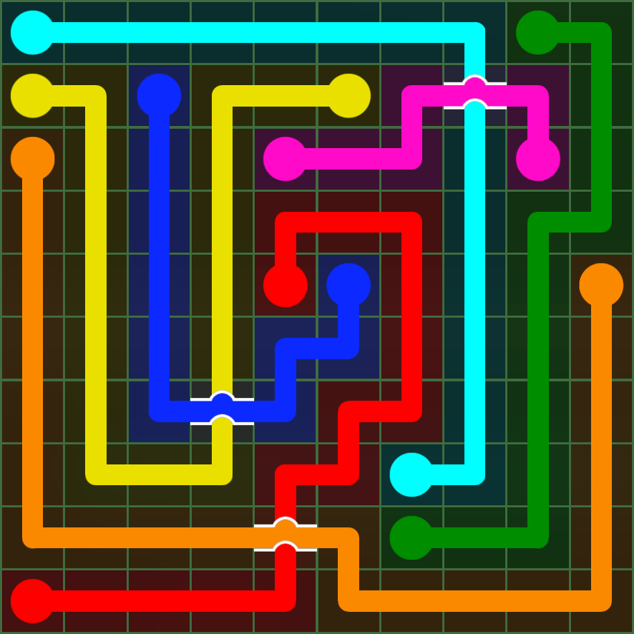 Flow Free 4843 Solution