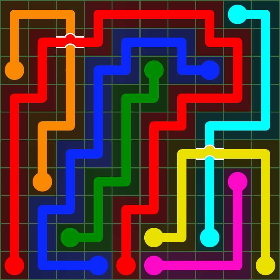 Flow Free 4848 Solution