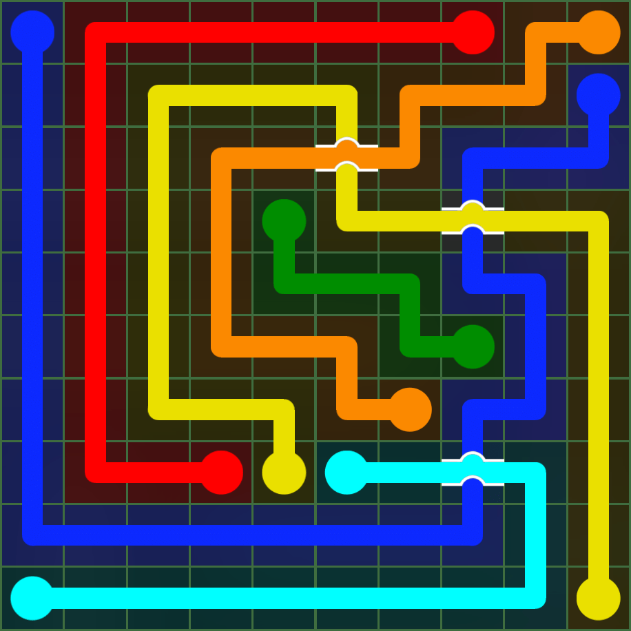 Flow Free 4853 Solution