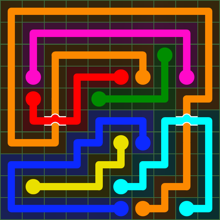 Flow Free 4854 Solution