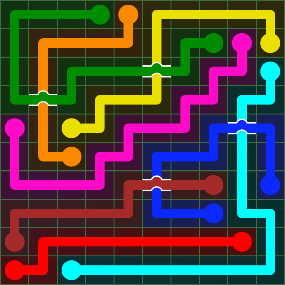 Flow Free 4857 Solution