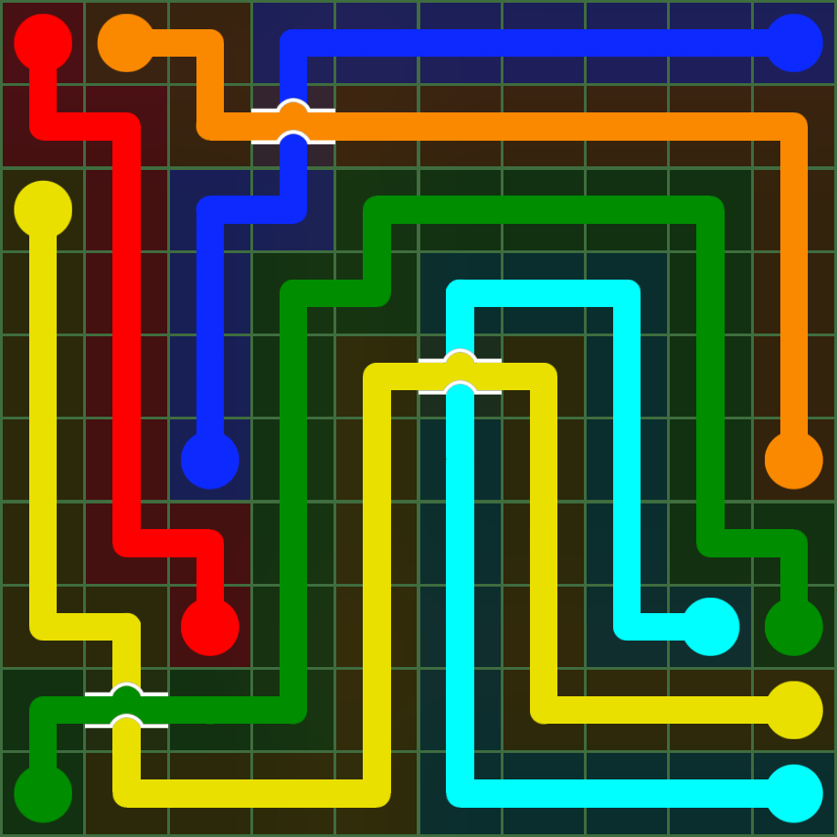 Flow Free 4858 Solution