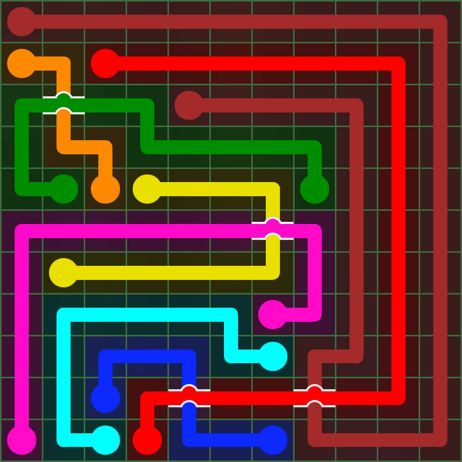 Flow Free 4861 Solution