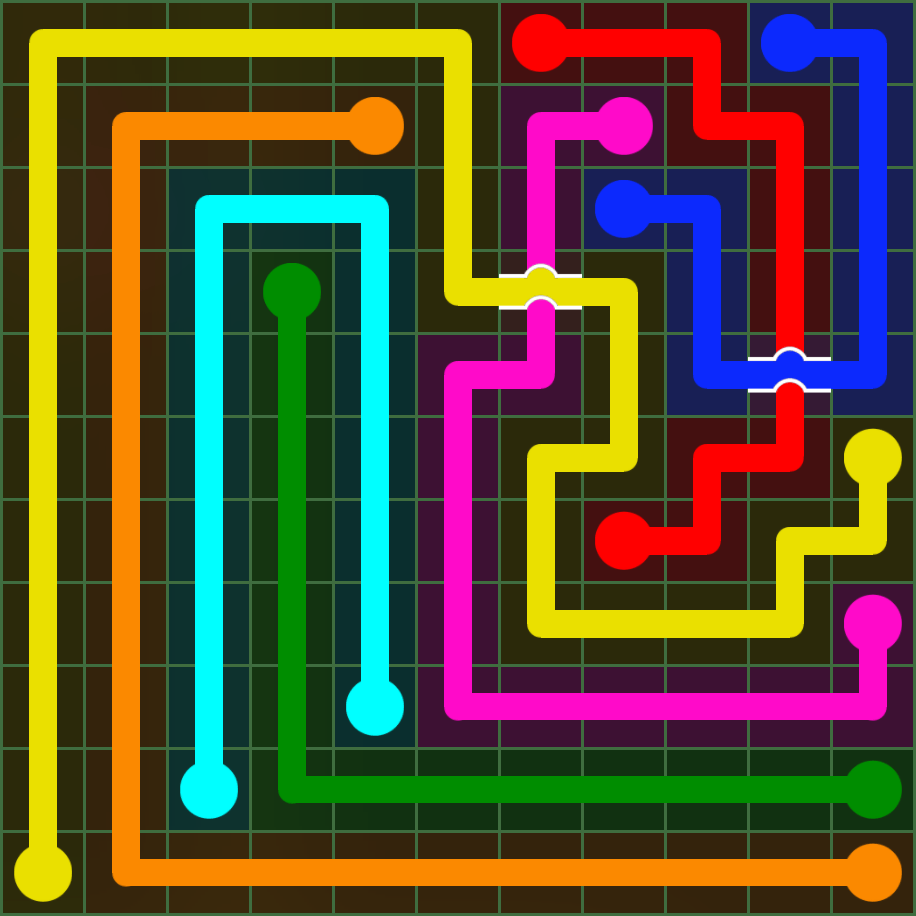 Flow Free 4862 Solution