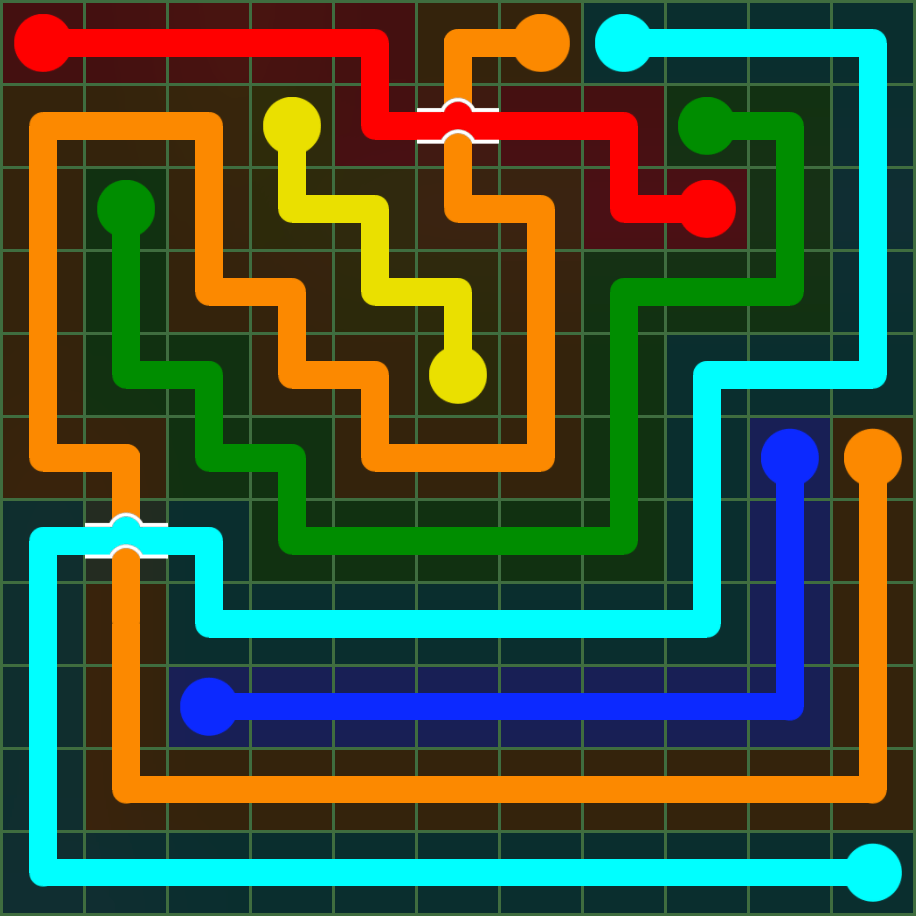 Flow Free 4863 Solution