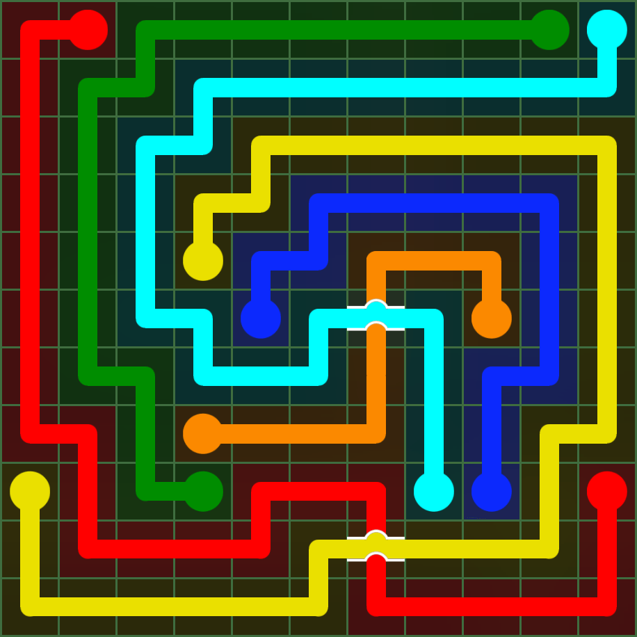 Flow Free 4864 Solution