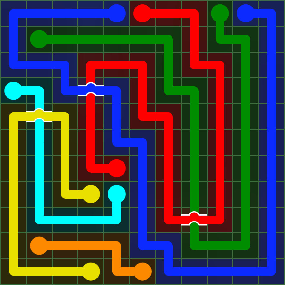 Flow Free 4869 Solution