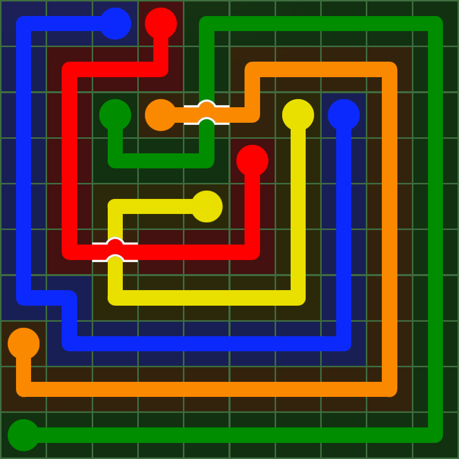 Flow Free 5186 Solution