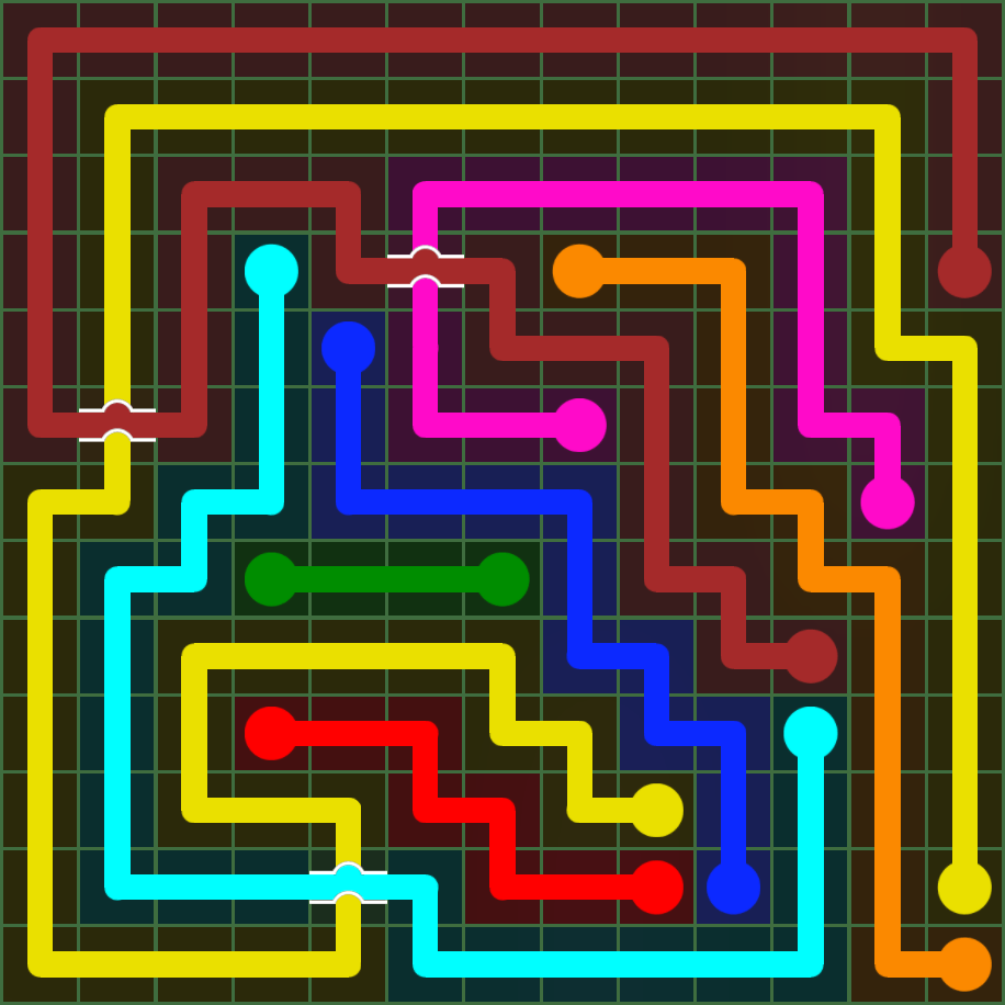 Flow Free 5189 Solution