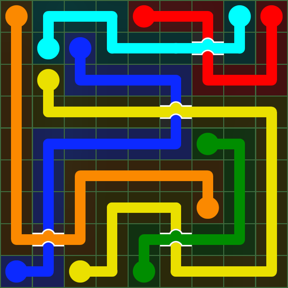 Flow Free 5105 Solution